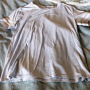 Purple short sleeve shirt